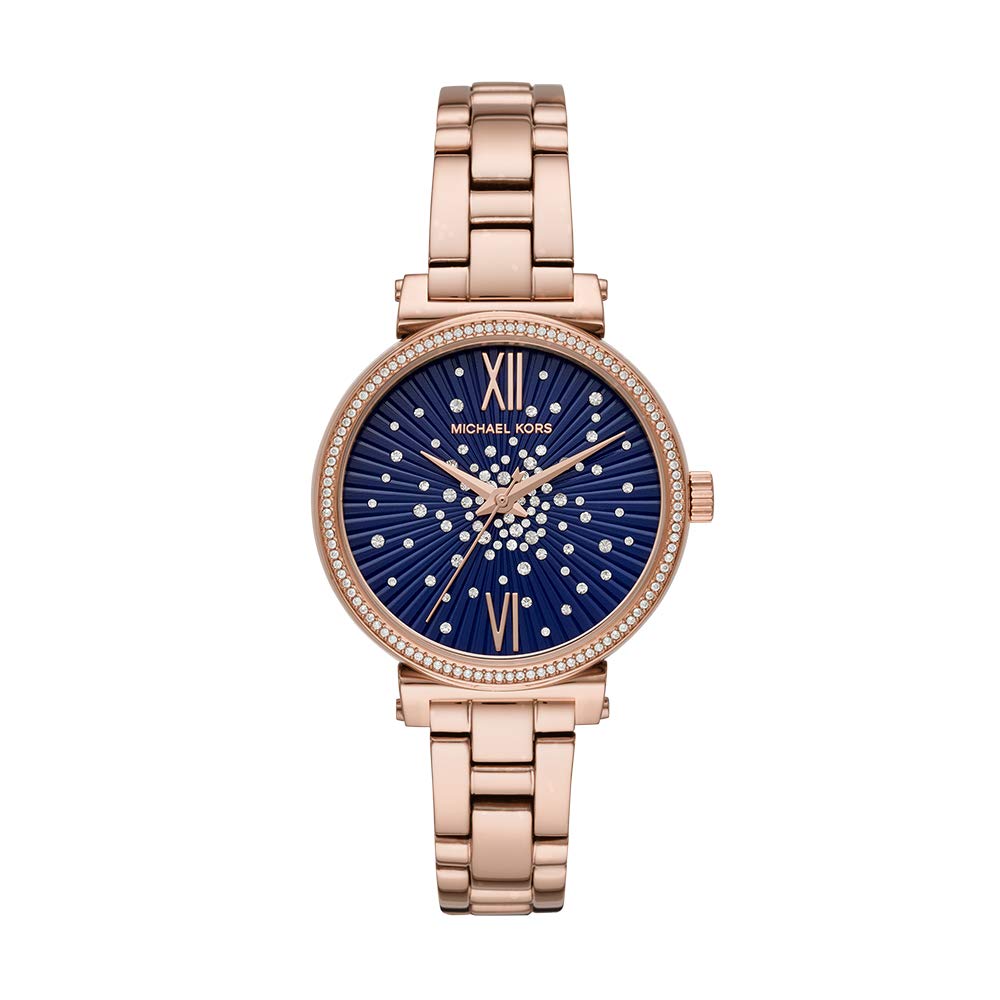 Michael Kors Womens Quartz Watch, Analog Display and Stainless Steel Strap  MK3554 : Amazon.ae: Fashion