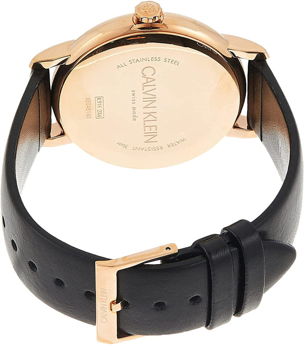 Calvin Klein Rose-Gold Dial Quartz Men's Watch| K9H2X6C6