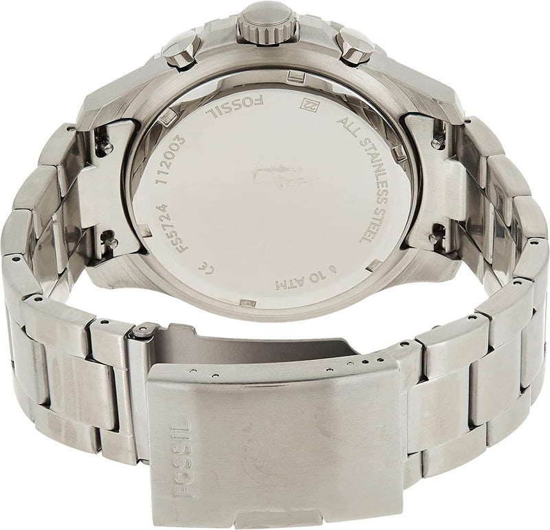 Fossil Men's FB-03 Chronograph, Stainless Steel Watch, FS5724 - Time Access store