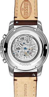 Fossil Men's Grant Automatic Watch With Brown Leather Band ME 3027 - Time Access store