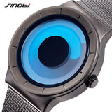 Sinobi Men's Rotational Watch Stainless Steel Mesh Strap 11S9659G02 - Time Access store