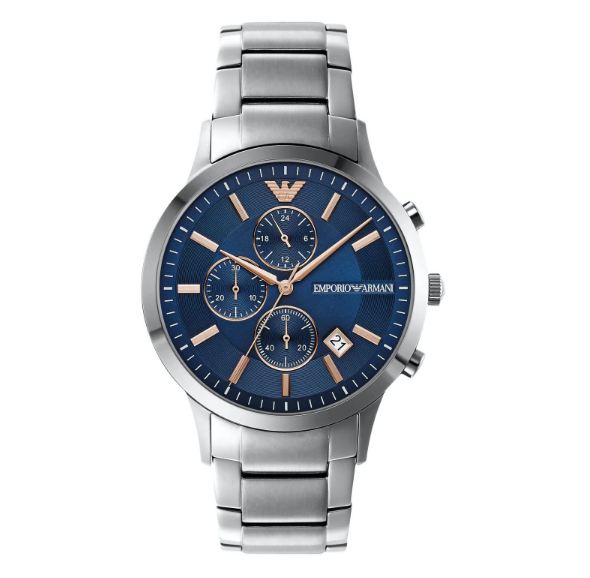 Emporio Armani Renato Analog Blue Dial Men's Watch-AR11458