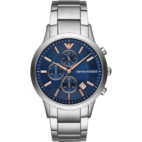 Emporio Armani Renato Analog Blue Dial Men's Watch-AR11458 - Time Access store