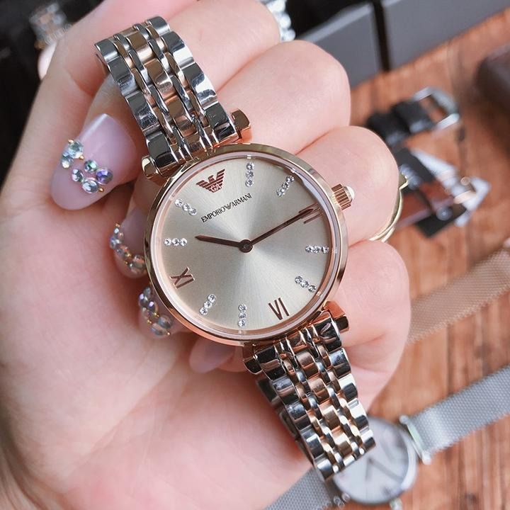 Emporio Armani Two Tone Ladies Watch AR1840 Emporio Armani Two Tone Ladies Watch AR1840