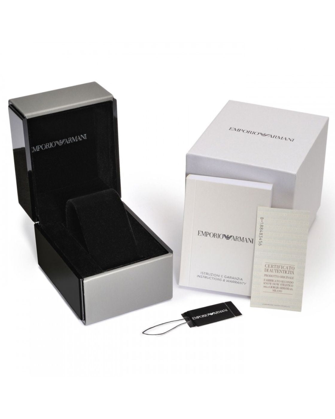 Emporio Armani Men's Watch Luigi Silver GREY | AR11069