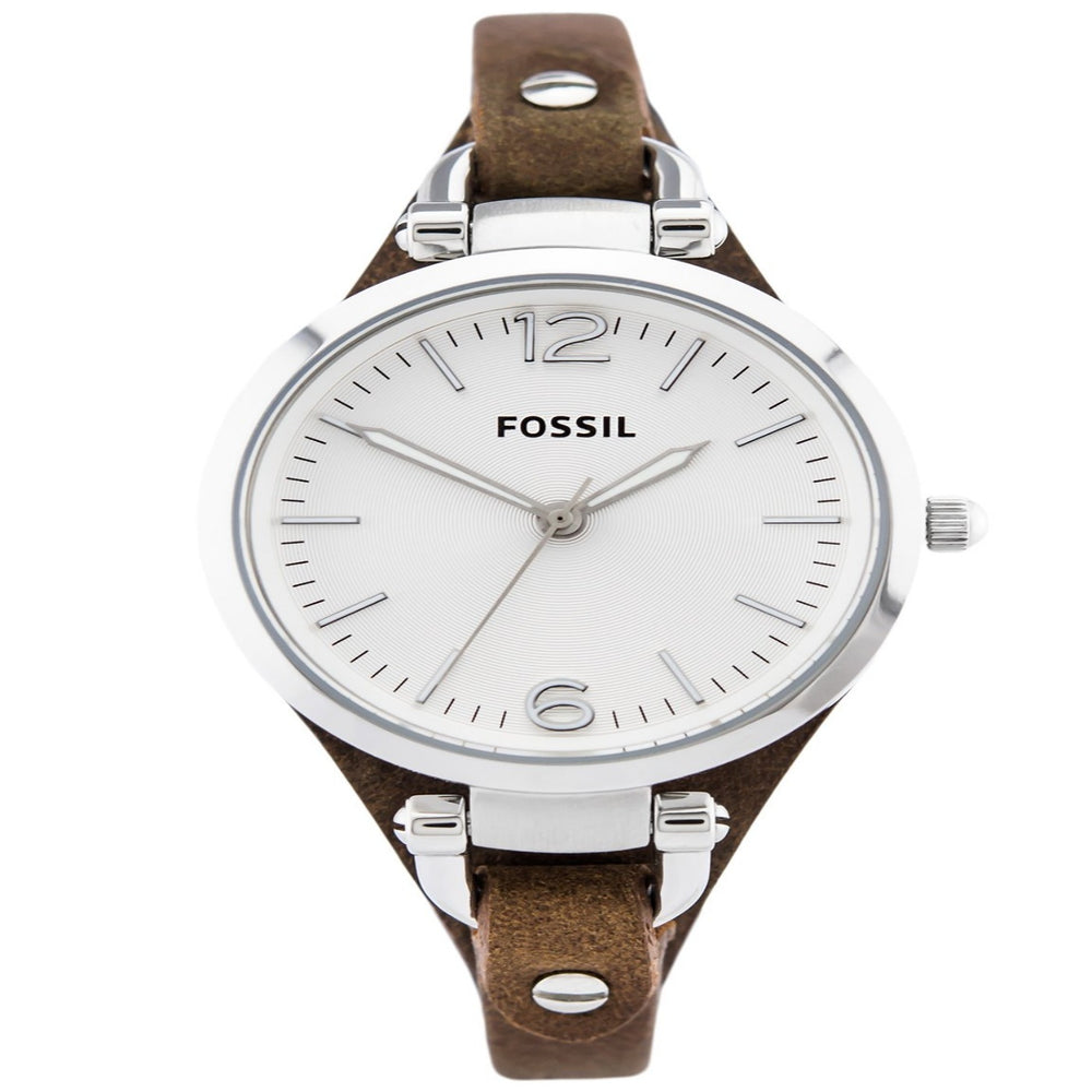 Fossil Georgia Silver Dial Women's Watch | ES3060