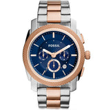 MACHINE CHRONOGRAPH BLUE DIAL TWO-TONE MENS WATCH-FS5037 - Time Access store