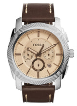 Fossil FS 5170 Machine Round Analog Amber Tinted Dial Men's Watch - Time Access store