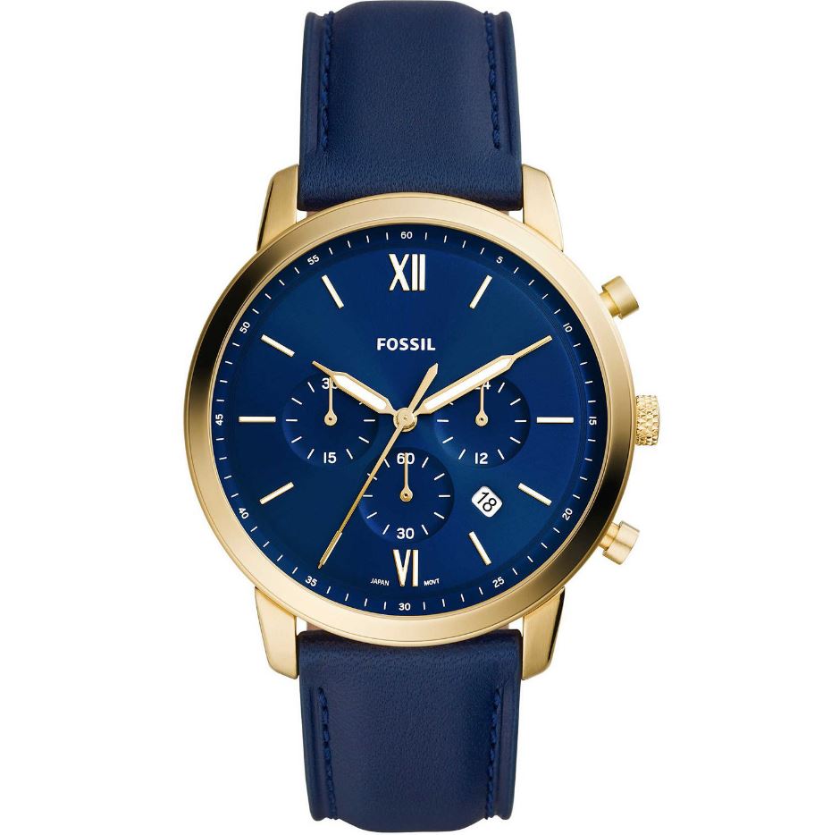 Fossil Men's Neutra Blue Dial Chronograph Men's Watch| FS5790