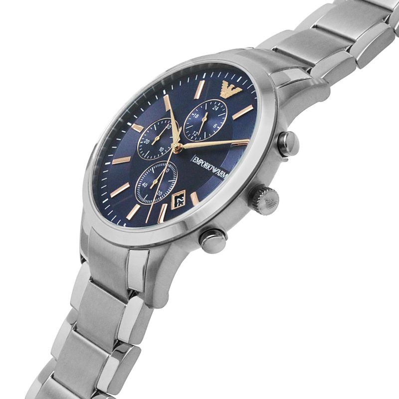 Emporio Armani Renato Analog Blue Dial Men's Watch-AR11458 - Time Access store