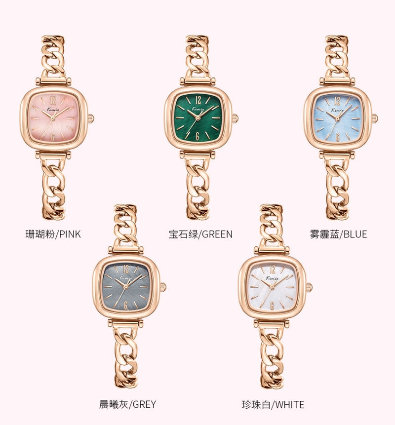 Kimio Kimio Square Dial Bracelet Ladies Watch K6531S