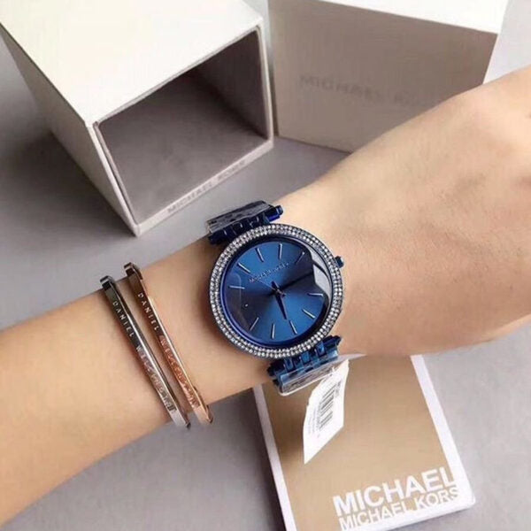 Michael Kors Women's Darci Blue Watch MK3417 - Time Access store