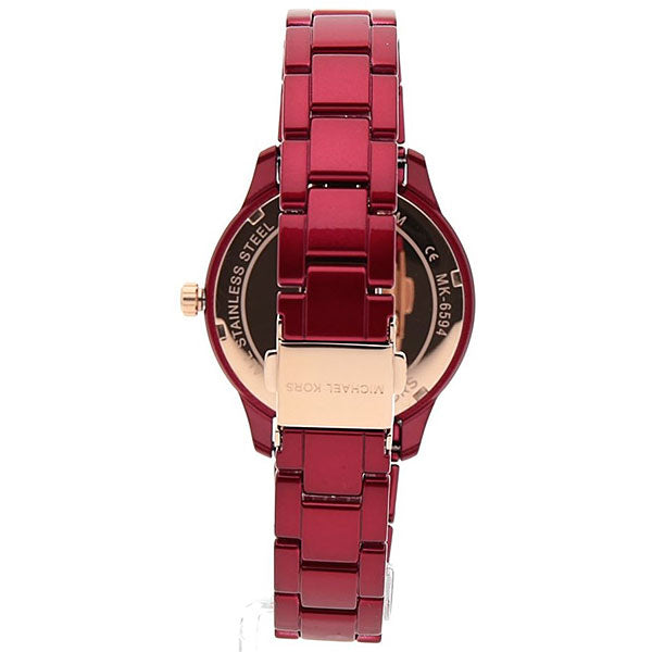Michael Kors Analog Red Dial Women's Watch-MK6594 - Time Access store