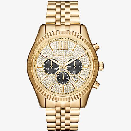 Michael Kors Men's iced Stainless Steel watch MK8494 - Time Access store