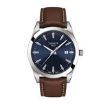 Tissot Gentleman Blue Dial Leather Strap Men's Watch T127.410.16.041.00 - Time Access store