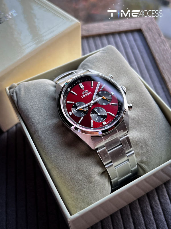 Orient Neo70's Panda Men's Wrist Watch Red JAPAN WV0031UZ - Time Access store