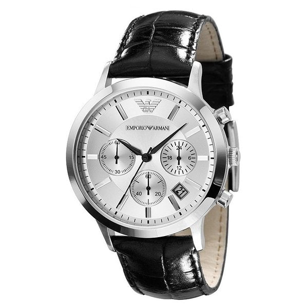 EMPORIO ARMANI Classic Silver Dial Men's Watch| AR2432