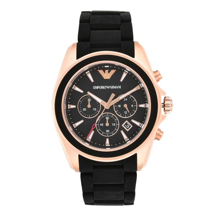 Emporio Armani Sigma Analog Black Dial Men's Watch - AR6066 - Time Access store