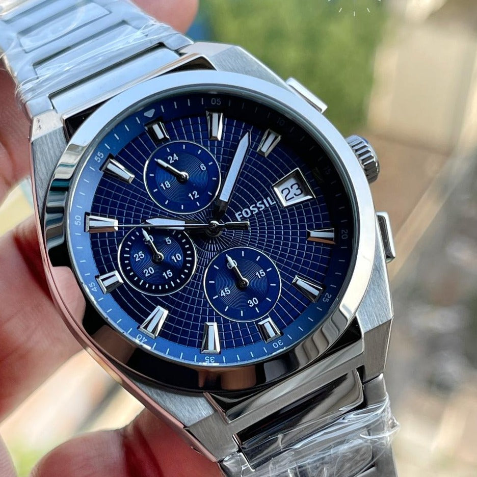 Strap Fossil Damenuhr Kalya Titan Quartz Analog Black Dial Watch