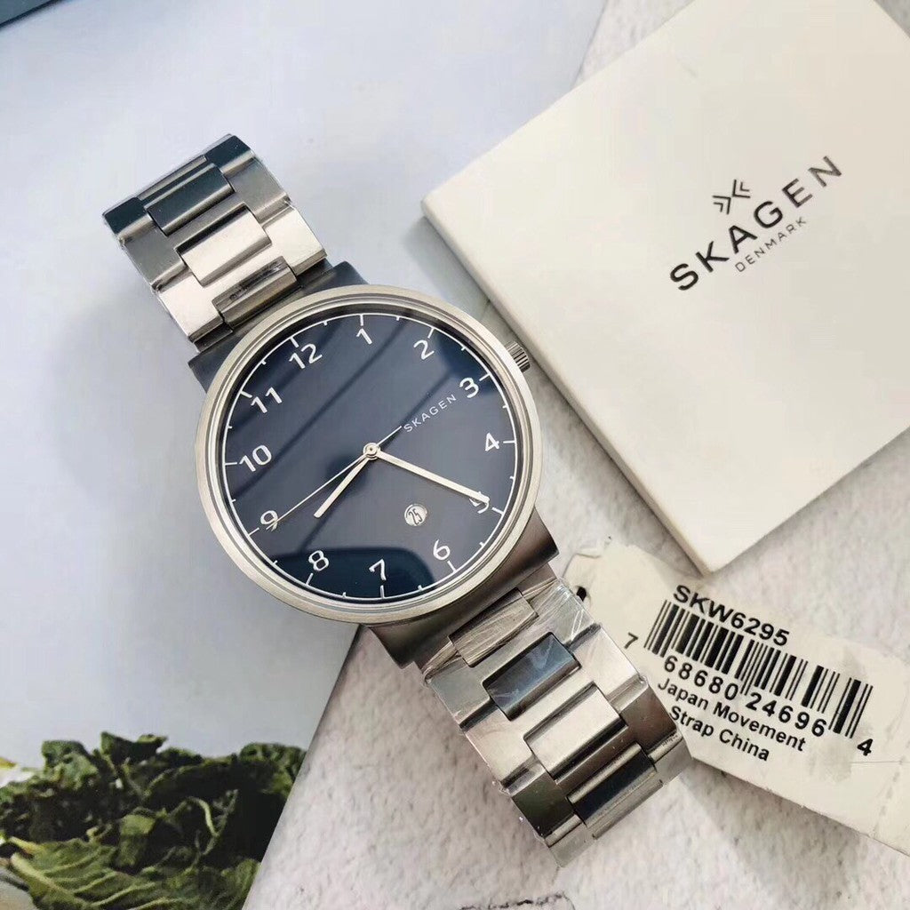 Men's Skagen Ancher Stainless Steel Watch SKW6295 - Time Access store