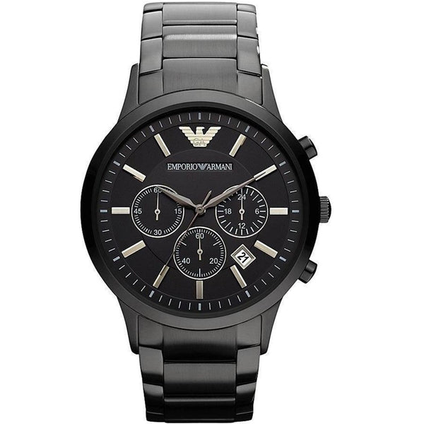 EMPORIO ARMANIClassic Chronograph Black Dial Men's Watch AR2453 - Time Access store