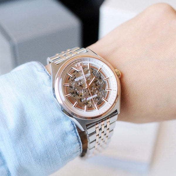 Emporio Armani Mens Dress Meccanico Watch | AR60002