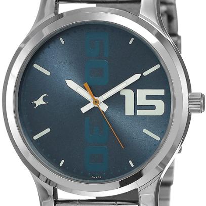 Fastrack Bold Analog Blue Dial Men's Watch-NL38051SM05 - Time Access store