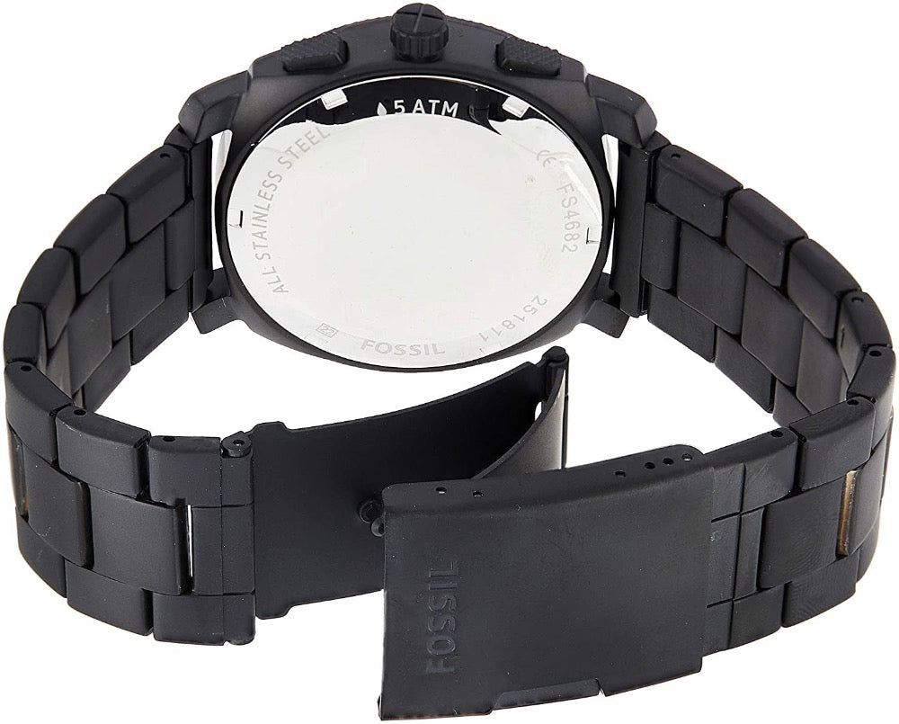 Fossil Dark brown dial Men s Watch FS4682