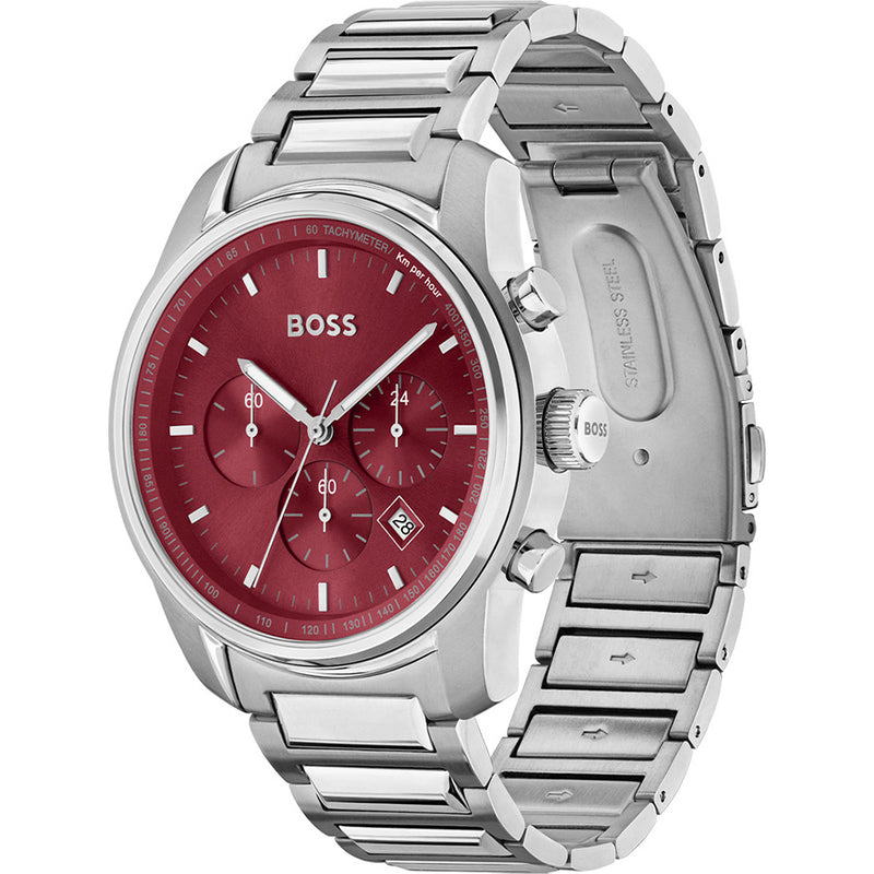 Hugo Boss Stainless Steel Chronograph Trace Men's Watch| HB1514004