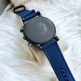 Emporio Armani Luigi Analog Display Blue Silicone Men's Watch| AR11023