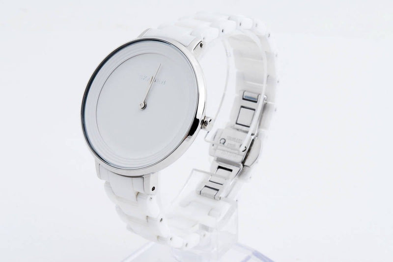Skagen Ditte White Ceramic Bracelet Ladies Watch SKW2300 - Time Access store