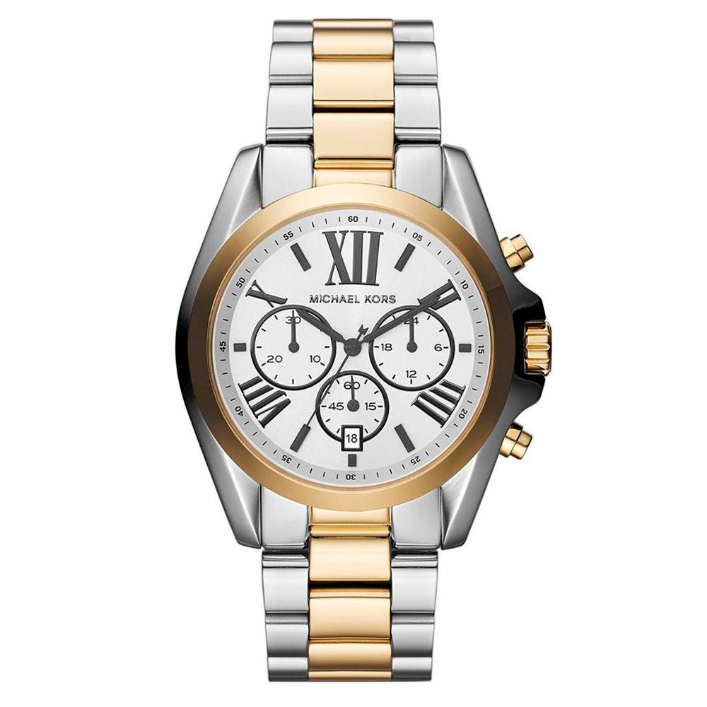 Micheal Kors BRADSHAW TWO-TONE UNISEX WATCH| MK5855