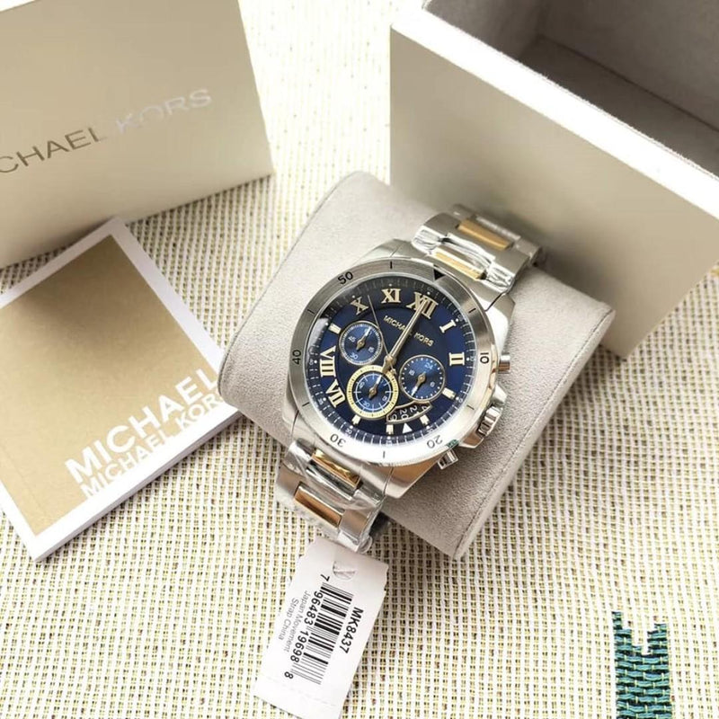 Michael Kors Men\'s Brecken MK8437 Two-Tone Watch