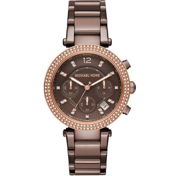 Mk women's parker clearance watch