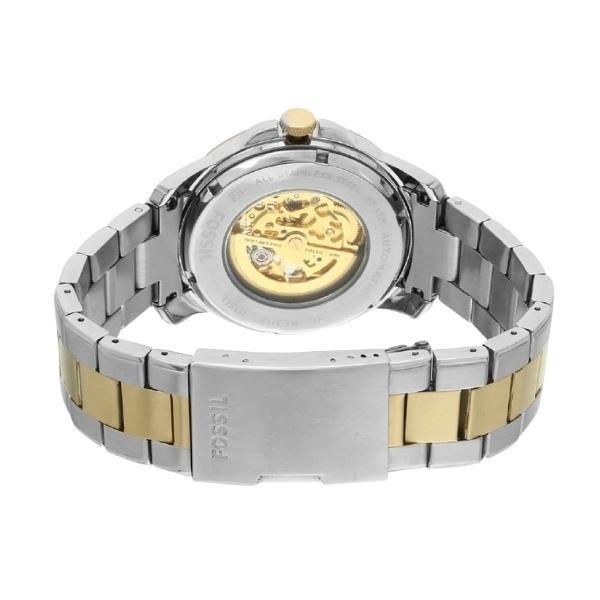 Fossil ME3112 automatic Watch For Men Golden Silver two toned watch - Time Access store
