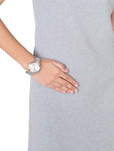 Michael Kors Women's Garner Silver-Tone Watch MK6407 - Time Access store