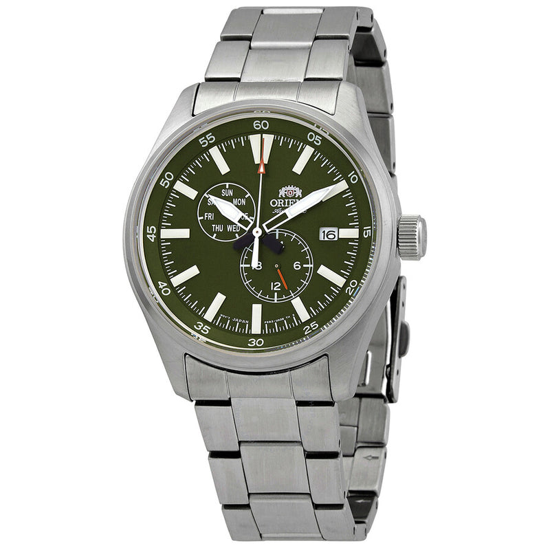 ORIENT"Defender 2" Sports Automatic Green Dial Steel Watch RA-AK0402E - Time Access store