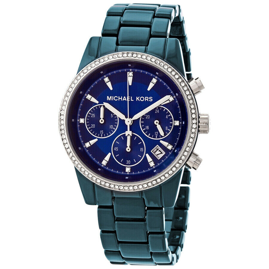 Michael Kors Analog Blue Dial Women's Watch-MK6722