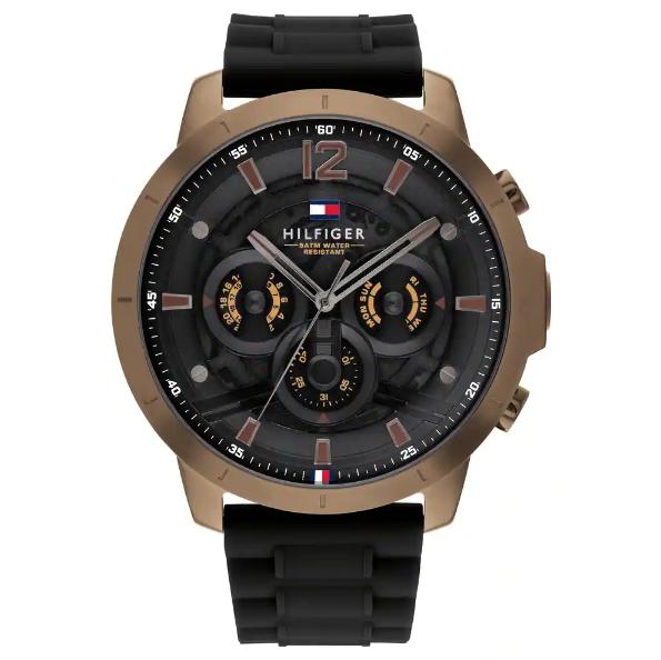 Tommy Hilfiger LUCA BLACK Men's Watch | TH1710491 - Time Access store