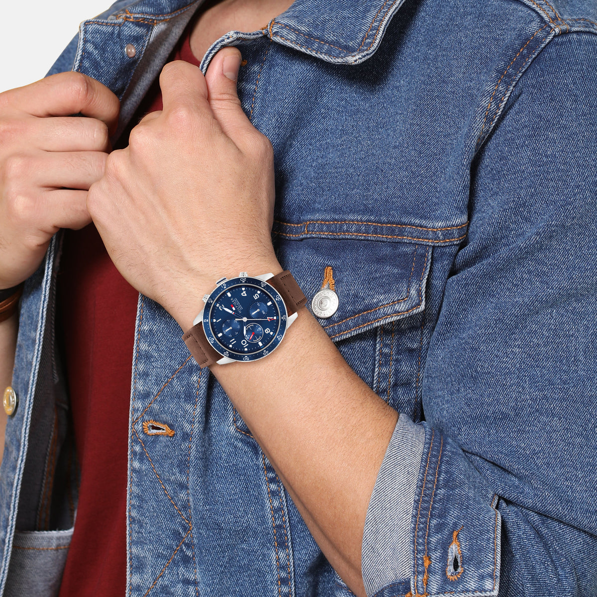 TOMMY HILFIGER ANALOG BLUE DIAL MEN'S WATCH| TH1791946