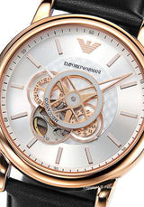 Emporio Armani Luigi Automatic Silver Dial Men's Watch AR60013 - Time Access store