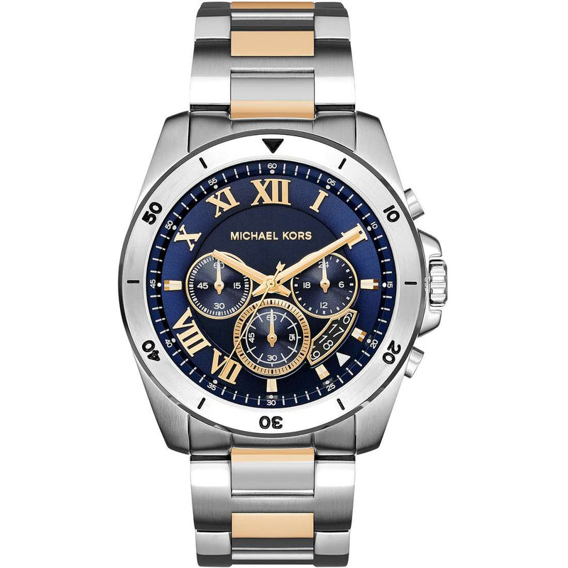 Michael Kors Men's Brecken Two-Tone Watch MK8437 - Time Access store