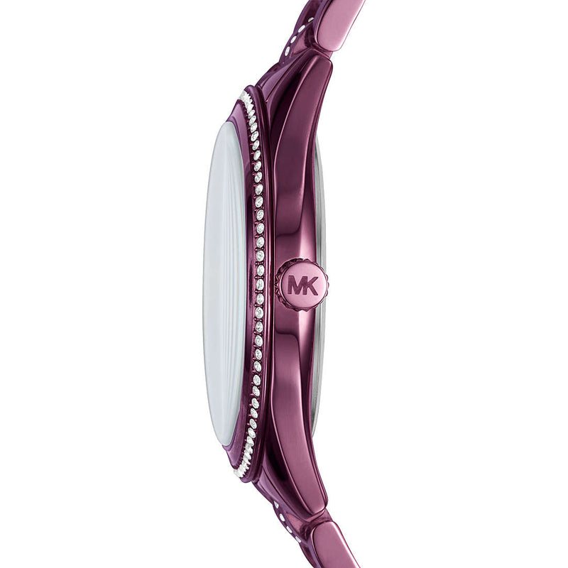 Michael Kors Womens MK3724 Lauryn Purple Watch